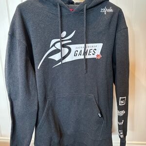 fresh Men’s Large Charcoal Hoodie - Saskatchewan Games Collection